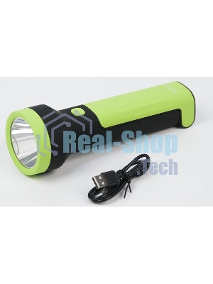 Фонарь ручной модель Gauss GFL203 3W 150lm Li-ion 1200mAh LED 1/10/80