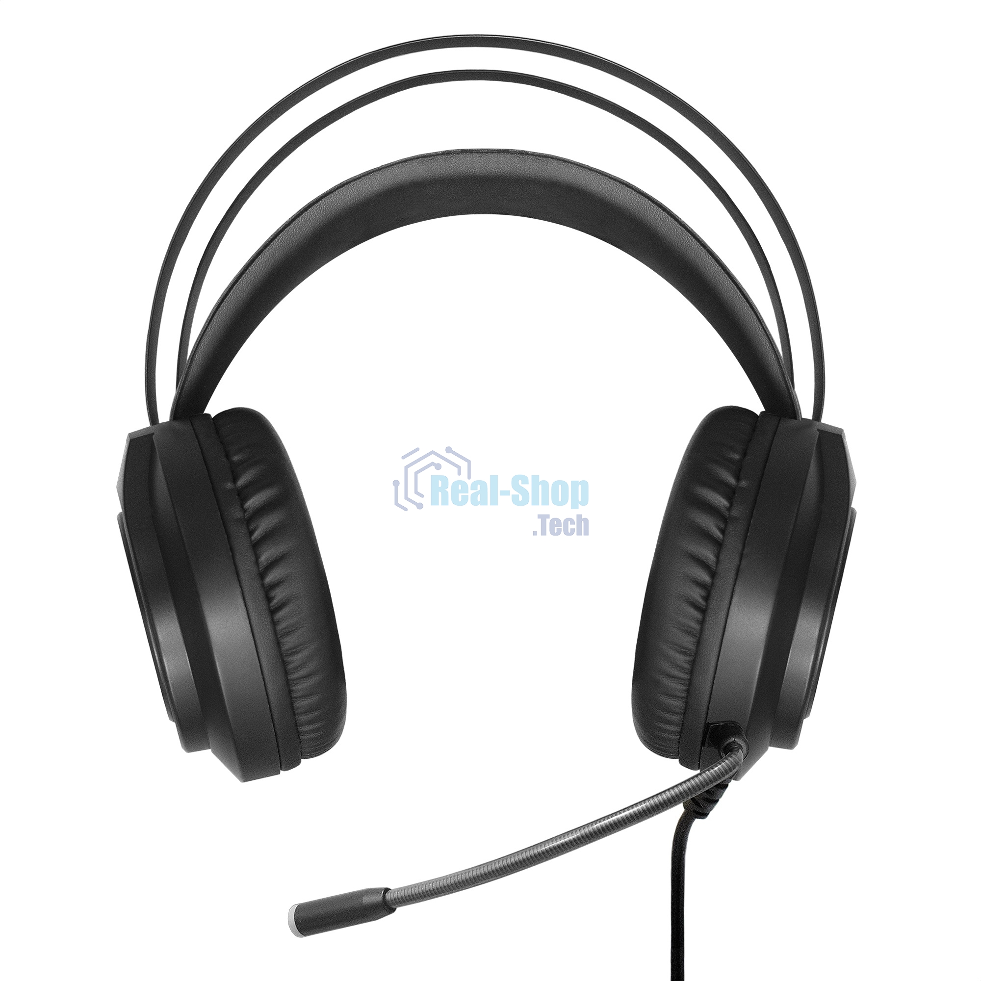 Гарнитура Exegate Cosmos HS-702GL чёрный, проводная, USB, виртуальный звук 7.1, подсветка