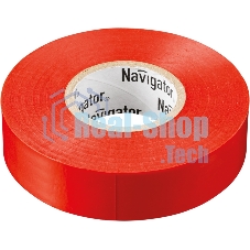 Изолента ПВХ Navigator 19мм (рул.20м) красн. NIT-A19-20/R Изолента ПВХ Navigator 19мм (рул.20м) красн. NIT-A19-20/R