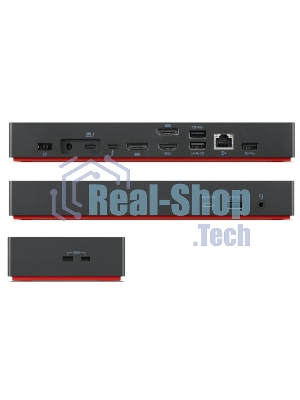 Док-станция Lenovo 40B00135EU, USB Type-C, DisplayPort/HDMI/RJ-45/USB/DisplayPort/Jack 3.5мм, USB