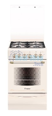 Плита газовая Gefest ПГ 5100-02 0182 бежевый, конфорок 4 шт, духовка 52 л, 50 см x 85 см x 58.5 см