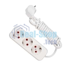 Удлинитель 3х3 м с заземл. 16А IP20 Lezard 720-0303-301 Удлинитель 3х3 м с заземл. 16А IP20 Lezard 720-0303-301