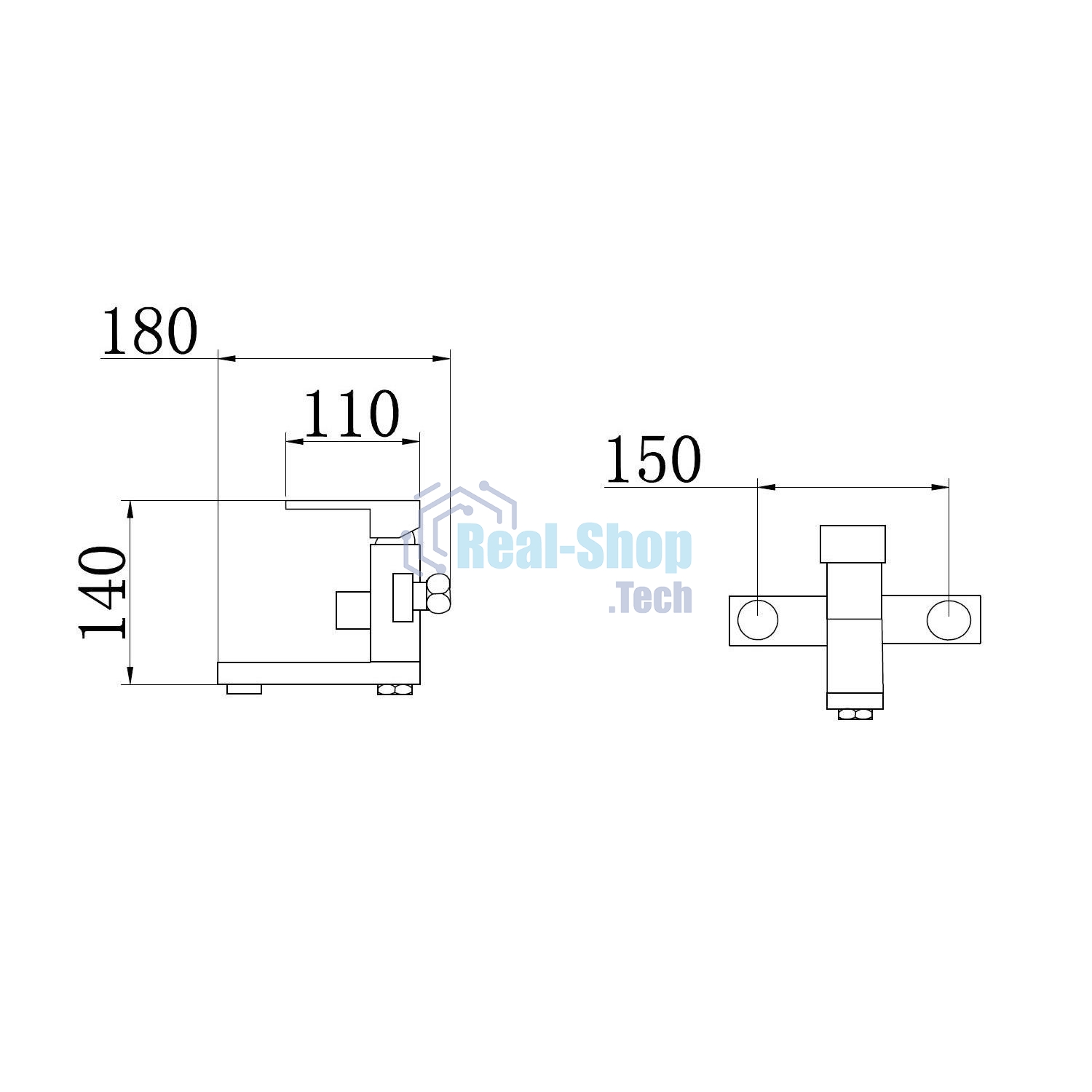 SL144-009E Смеситель для ванны,Ø35