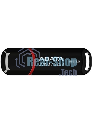 Флешка USB ADATA UV150 (AUV150-32G-RBK), 32Gb, USB 3.0, R/W 100/30, черный