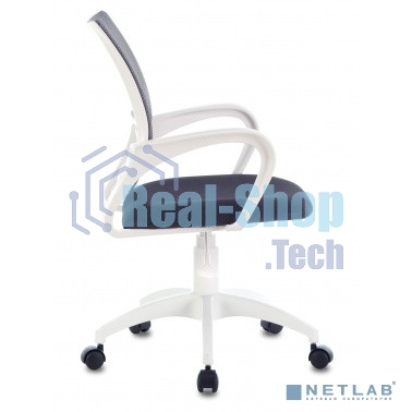 Кресло Бюрократ CH-W695NLT TW-04 TW-12 темно-серый, сетка/ткань, 120 кг, механизм качания
