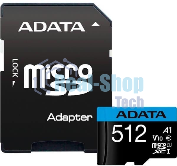 Флеш карта MICRO SDXC 512Gb AUSDX512GUICL10A1-RA1 ADATA