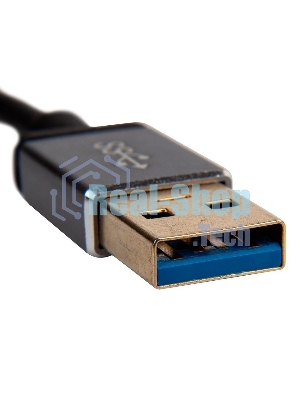Кабель-переходник USB 3.0 (Am) --> LAN RJ-45 Ethernet 1000 Mbps, Aluminum Shell, VCOM DU312M
