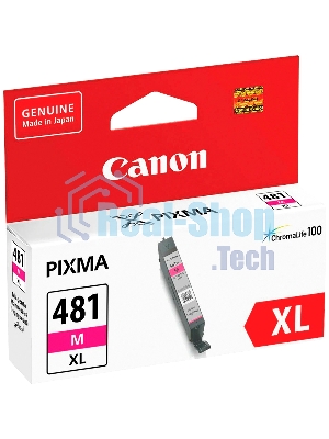 Картридж струйный Canon CLI-481XL M EMB для TS6140/TS8140/TS9140/TR8540. Пурпурный. 466 страниц.
