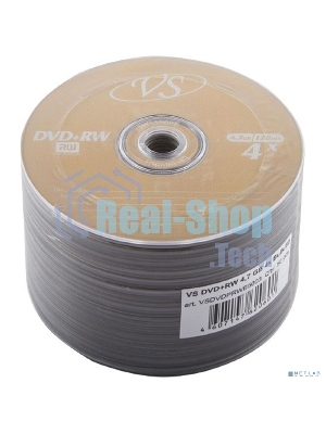 Диск DVD+RW VS 4.7 Gb, 4x, Bulk (50), (50/600).