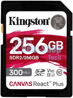 Флеш карта SDXC 256Gb Class10 Kingston SDR2/256Gb Canvas React Plus w/o adapter