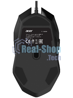 Мышь проводная Acer OMW170 черный, 3200 dpi, USB, кнопки - 6
