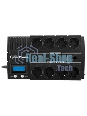 Источник бесперебойного питания CyberPower BR700ELCD 700 ВА/420 Вт/8 х CEE 7 (евророзетка)