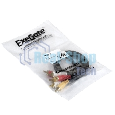 Кабель аудио Exegate EX284947RUS EX-CCV-539-1.5 (3xRCA M/3xRCA M, 1,5м)