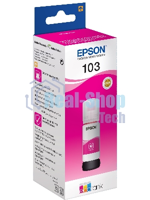 Чернила Epson 103M C13T00S34A пурпурный (65 мл) для Epson L3100/3110/3150