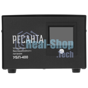 Устройство бесперебойного питания Ресанта УБП-400400 ВА. 300 Вт. 140-260 В. 1 розетка