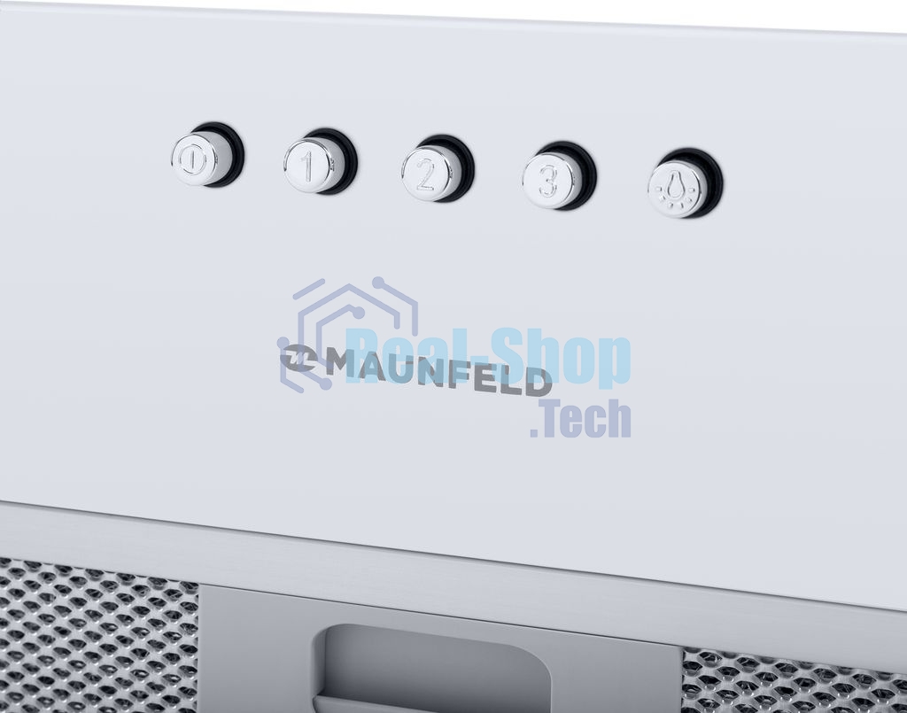 Вытяжка встраиваемая Maunfeld Crosby Power 50 белый, 50 см, 1050 куб. м/ч, 51.8 дБ