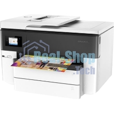 МФУ струйное HP OfficeJet Pro 7740 (G5J38A) Wide Format AiO цветной струйный принтер/копир/сканер/факс, А3, 22/18 стр/мин, ADF, дуплекс, USB, Ethernet, WiFi, белый/черный