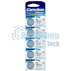 Элемент питания литиевый Camelion CR CR2016 BL-5 (блист.5шт)