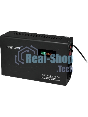 Стабилизатор напряжения Smartwatt AVR Triac 2000TW 2000ВА черный
