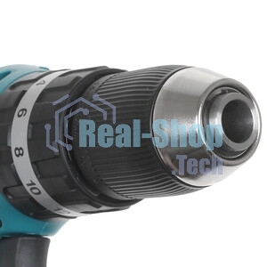 Дрель-шуруповерт Makita DHP453SYE, 18 В, 1.5 Ач, 42 Нм, щеточный