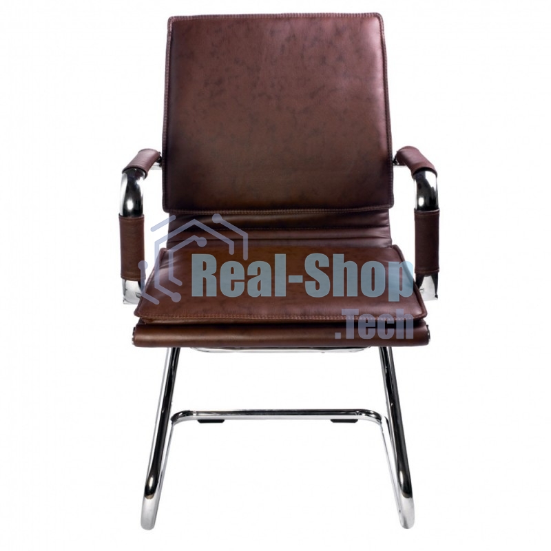 Кресло Бюрократ CH-993-Low-V/Brown коричневый, экокожа, 120 кг, механизм качания, низкая спинка