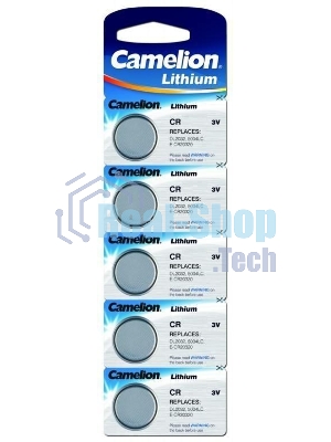 Элемент питания литиевый Camelion CR CR2025 BL-5 (блист.5шт)