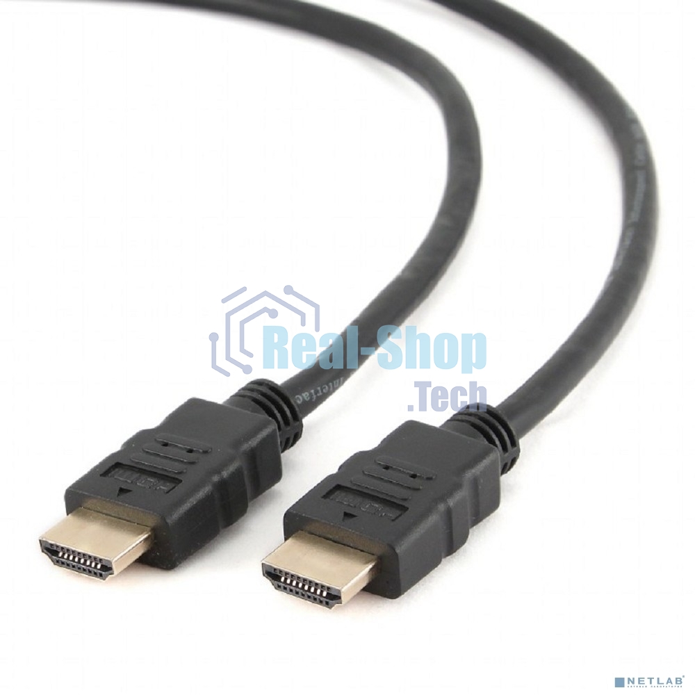 Кабель Cablexpert HDMI CC-HDMI4-20M, 19M/19M, v2.0, медь, позол.разъемы, экран, 20м, черный, пакет