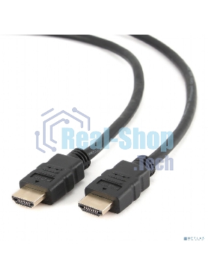 Кабель Cablexpert HDMI CC-HDMI4-20M, 19M/19M, v2.0, медь, позол.разъемы, экран, 20м, черный, пакет