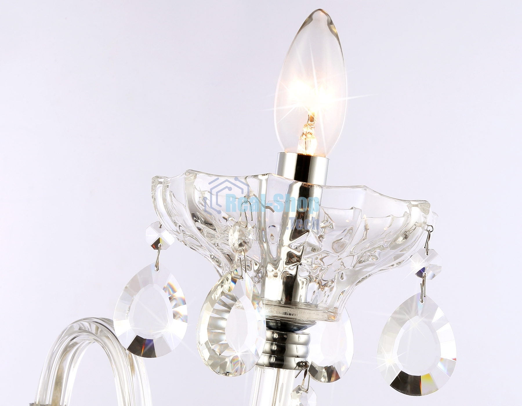 Светильник Ambrella light TR4911 CH/CL хром/прозрачный E14 max 40W 294*160*246