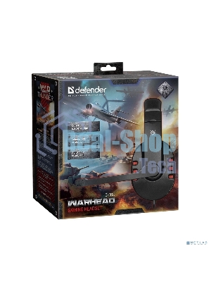 Гарнитура Defender Warhead G-160 чёрный, проводная
