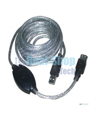 Кабель VCOM VUS7049-10M USB2.0-repeater, удлинительный активный Am-->Af 10м