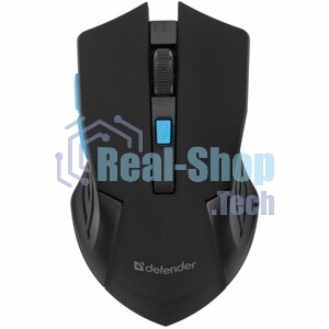 Мышь беспроводная Defender Accura MM-275 синий, 1600 dpi, радиоканал, USB, кнопки - 6