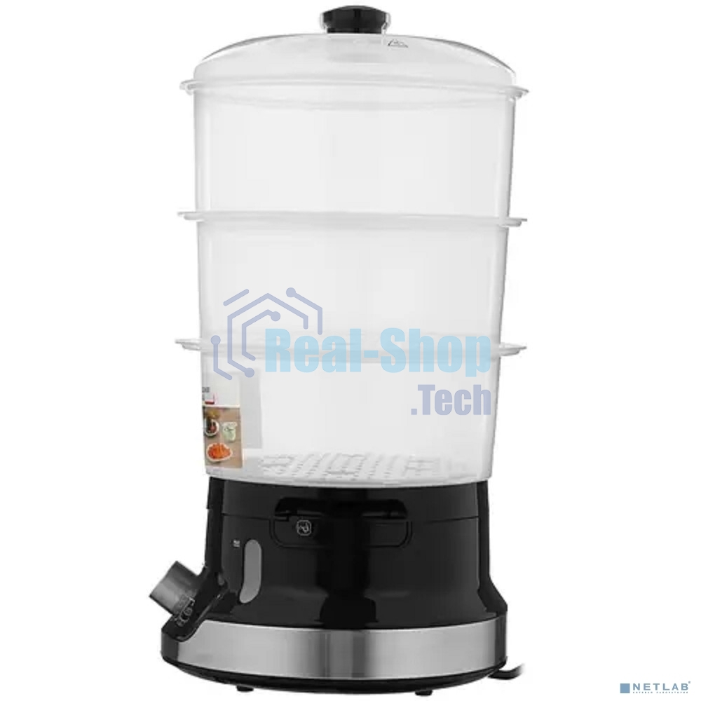 Пароварка Tefal VC204810 черный, 9 л, ярусы - 3, 800 Вт, механическое