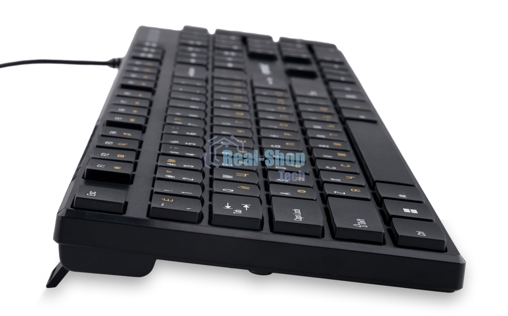 Комплект клавиатура+мышь Gembird KBS-9050L проводной, USB, 1000 DPI, чёрный
