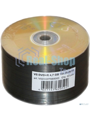 Диск DVD+R VS (PERFEO) 4.7 Gb, 16x, Bulk (50), (50/600)
