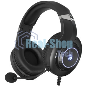 Гарнитура Bloody G220S чёрный, проводная, подсветка