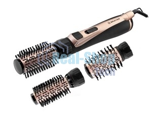 Фен-щётка BRAYER BR3100 черный/золотистый, 1000 Вт, 35/40/50 мм