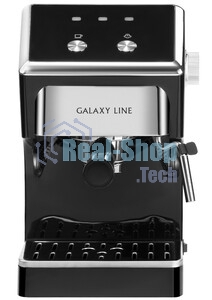 Кофеварка электрическая Galaxy Line GL 0756 черный, исп. кофе - молотый, 1,5 л, 1500 Вт, 20 бар