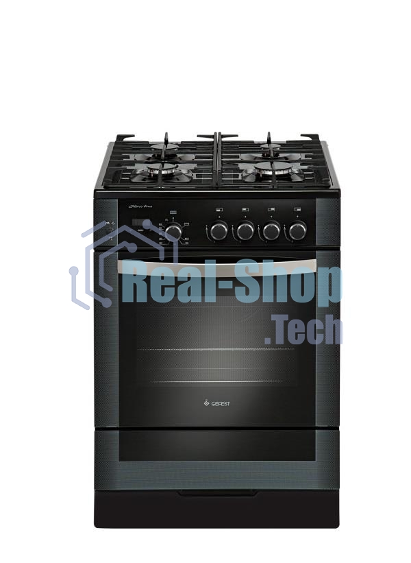 Плита газовая Gefest ПГ 6500-03 0044 черный, конфорок 4 шт, духовка 52 л, 60 см x 85 см x 60 см