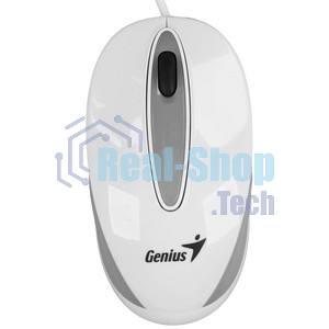 Мышь проводная Genius DX-Mini белый, 1000 dpi, USB, кнопки - 3
