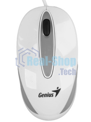 Мышь проводная Genius DX-Mini белый, 1000 dpi, USB, кнопки - 3