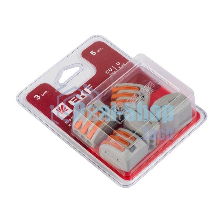 Клемма СМК 222-413 (блист. 5 шт) EKF plc-smk-413b