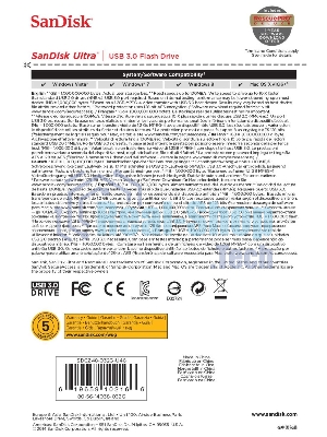 Флешка USB Sandisk 32Gb Ultra SDCZ48-032G-U46 USB3.0 черный