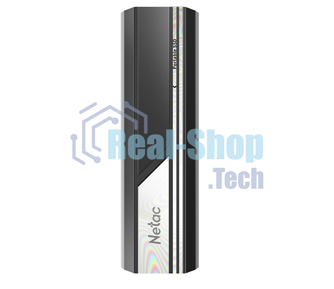 Внешний SSD Netac ZX10, 2TB, USB 3.2 Gen 2 Type-C, R/W 1050/1050, черный