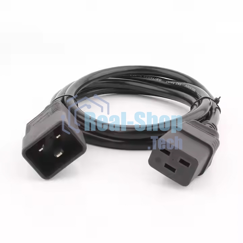 Шнур сетевой Rexant IEC 320 C19 – IEC 320 C20 3x1,5мм², длина 1,8м
