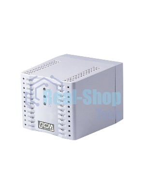 Стабилизатор напряжения Powercom TCA-1200 600Вт 1200ВА белый