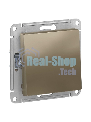 Механизм переключателя 1-кл. ATLAS DESIGN (сх.6) 10АХ шампань SchE ATN000561