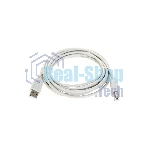 Кабель AM/BM USB2.0 3м Telecom USB 2.0 A-->B 3.0m, белый/серый, TC6900-3.0M