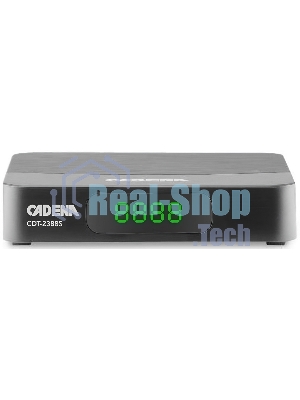 Приставка для цифрового ТВ Cadena CDT-2388S черный, DVB-T2, DVB-T, HDMI, USB 2.0