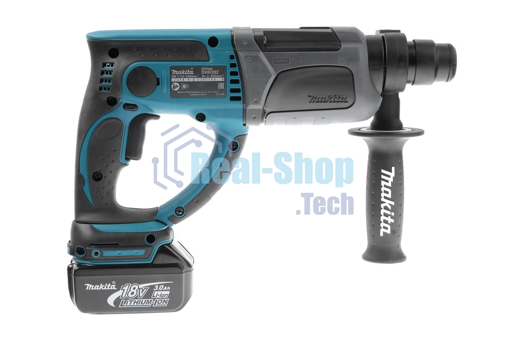 Перфоратор Makita DHR202RFE, SDS-plus, 21В, 2,8 Дж, от аккумулятора